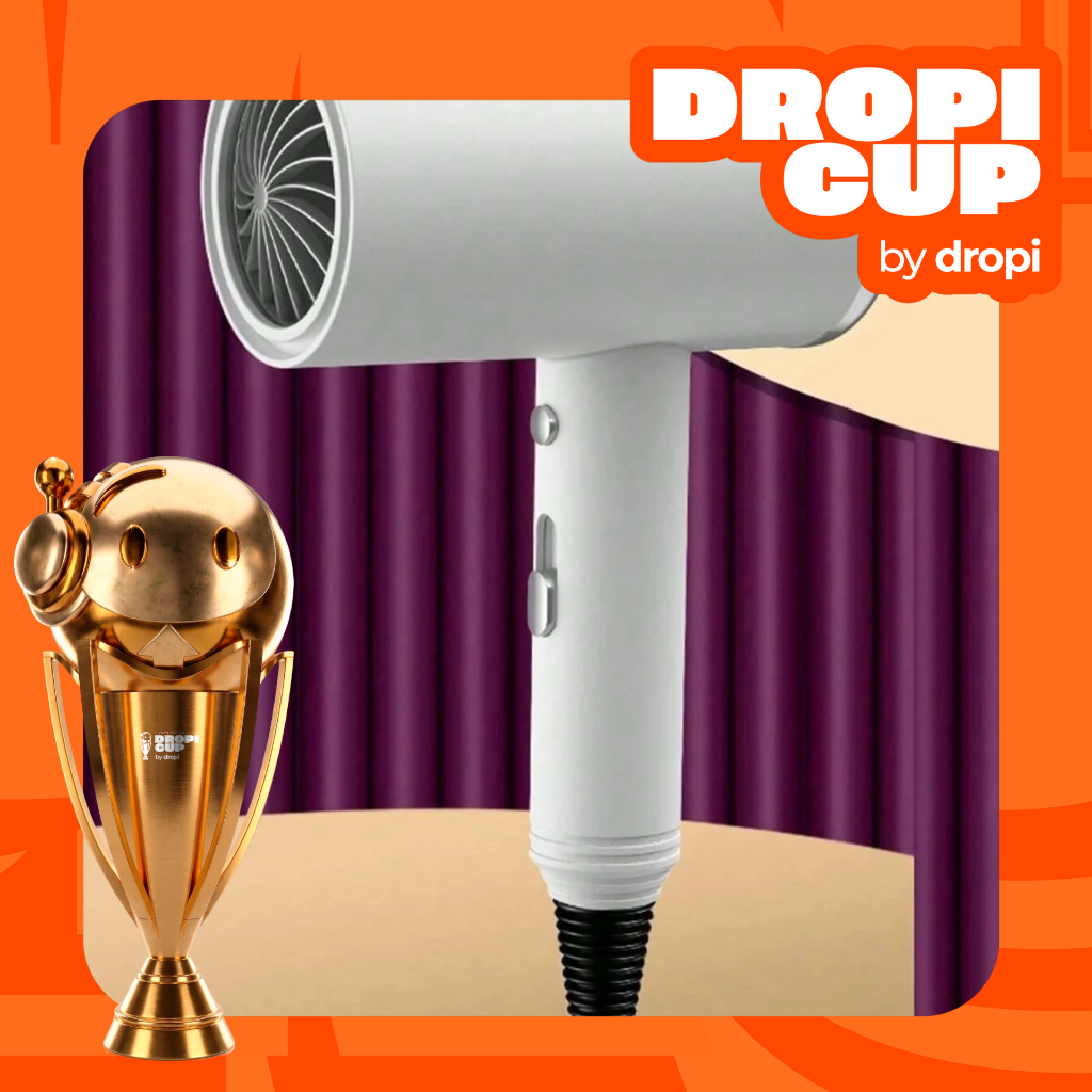 Secador Cabello Viaje Plegable DROPI CUP